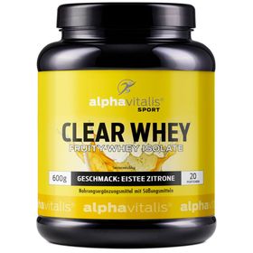 Alphavitalis® Clear Whey Protein Eiweiß Pulver
