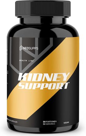 Neosupps Kidney Support, 240 Kapseln, zur Unterstützung von Nieren und Herz-Kreislauf, vegan