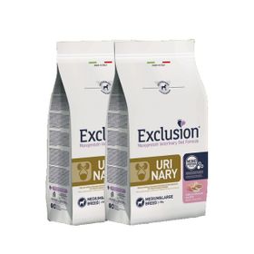 Exclusion Urinary Schwein, Hirse & Reis Doppelpack für Hunde