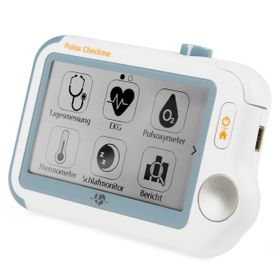 Pulox by Viatom - Checkme Pro Tragbarer EKG Monitor mit SpO2-Sensor und Thermometer