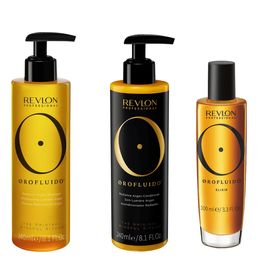 Revlon Orofluido Argan Shampoo & Conditioner & Elixir Set