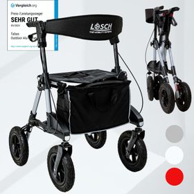 Lösch Reha TABAS Outdoor Rollator luftbereift – klappbar, geländegängig