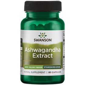 Swanson, Ashwagandha Extract, 450mg, standardisiert auf Withanolide,Kapseln