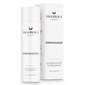 VIGOROUS® Zinkwasser – klärt Poren tiefenrein, bekämpft unreine Haut & Pickel
