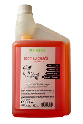 PERRO Lachsöl - für Hunde & Katzen