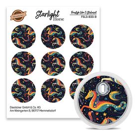 Diasticker® FreeStyle Libre 3 Sticker "Starlight Horses"