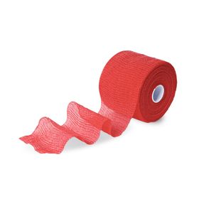 Maielast® haft krepp color 6 cm x 20 m, 20 m gedehnte Länge rot 1 Stck.