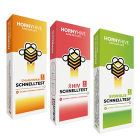 STI Schnelltest Set (HIV, Chlamydien für Frauen, Syphilis)