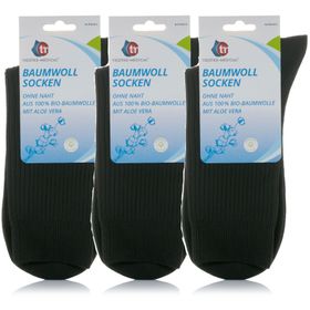 Tiedtke-Medical Diabetiker Biobaumwollsocken Aloe Vera