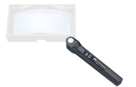 Schweizer Klappleseglas 1,5 fach / 100*50 mm
