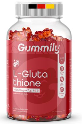 Gummily® L-Glulathion Gummibärchen mit Fisch Kollagen Typ 1 & 3 - LABORGEPRÜFT