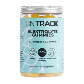 OnTrack Nutrition Elektrolyte Gummies Ananas Geschmack mit Magnesium, Vitamin C und B Komplex