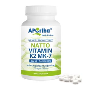 APOrtha® Natto Vitamin K2 MK-7 Cyclo® Tabletten - 200 µg