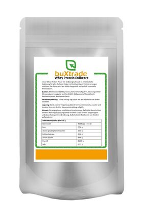 buXtrade Whey Protein Erdbeere