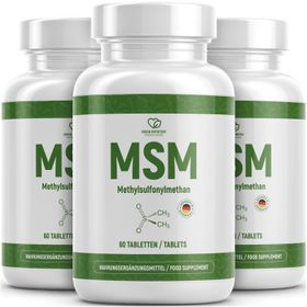 MSM Kapseln - Green Nutrition (3 Dosen)