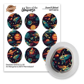 Diasticker® Dexcom G7 Stickerset "Stars of the Universe"