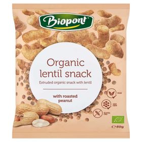 Biopont Linsen Flips mit gerösteten Erdnüssen