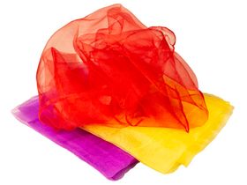 tanga sports® Chiffon-Jongliertuch, 65 x 65 cm, 3-teilig