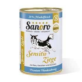 Sanoro - Menü Sensitiv Light Ziege mit Reis* und Karotte*