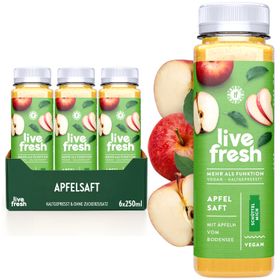 LiveFresh Kaltgepresster Bodensee Apfel (inkl. 1,50€ Einwegpfand)