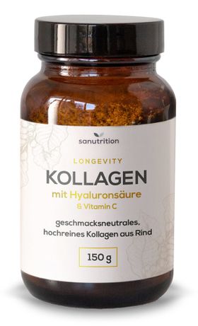 Sanutrition® - Kollagen mit Hyaluronsäure & Vitamin C