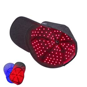 COOL-i LED Haarpflegehaube,158 LEDs, kabellos, mit Infrarot & Blaulicht, Timer, wiederaufladbar