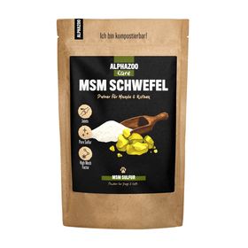 ALPHAZOO MSM Pulver 500g I Ausgelistet