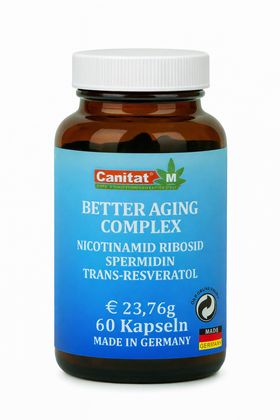Canitat M | Better Aging Complex | Nicotinamid Ribosid, Trans-Resveratol, Spermidin | NAD+