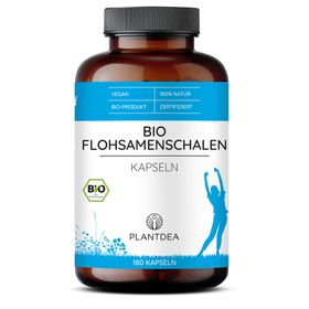 PlantDEA Bio Flohsamenschalen Kapseln