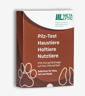 MetaLytic - Pilz Test für Tiere (Hautpilz, Pfotenpilz und Hufpilz)