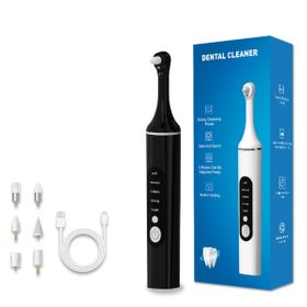 COOL-i Zahnpolierer Set mit LED,5 Modi & 6 Köpfe für kosmetische Zahnpflege