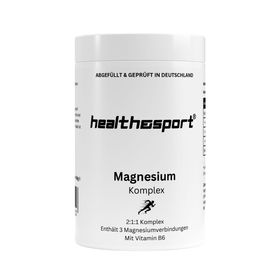 HEALTH & SPORT Magnesium + Vitamin B6 Kapseln - Muskeln, Nerven & Energie