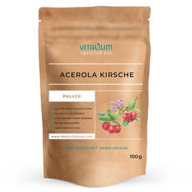 meinVitalium - reines Acerola Kirsch Vitamin-C Pulver