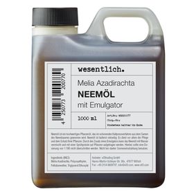 Neemöl mit Emulgator von wesentlich.