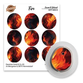 Diasticker® Dexcom G7 Stickerset "Fire"