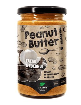 Nature's Finest Bio Cacao & Coconut Peanut Butter - Kakao Kokosnuss Erdnussbutter