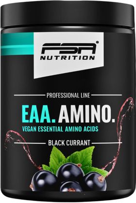 FSA NUTRITION EAA Amino - Aminosäuren Komplex hochdosiert - vegan - schwarze Johannisbeere