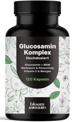 Bloom Naturals Glucosamin Komplex Kapseln