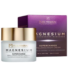 Pure Mineral – Nachtcreme mit Magnesium – Straffend & regenerierend – Totes Meer Mineralien
