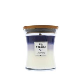 WoodWick Trilogy Evening Luxe Duftkerze mit Docht
