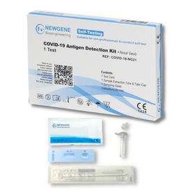 Newgene COVID-19 Antigen Corona Test Laientest + GRATIS BLT Desinfektionsmittel