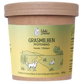 Yuki cares Pfotenbad Grasmilben für Hunde & Pferde - natürliches Pfotenbad gegen Grasmilben