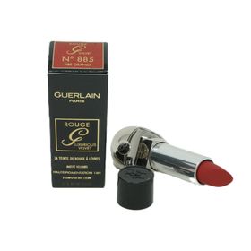 Guerlain Rouge G Luxurious Velvet Matte Lipstick Shade Lippenstift No 885 Fire Orange