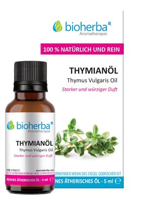 Bioherba Thymianöl Thymus Vulgaris Oil Reines ätherisches