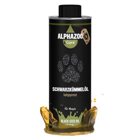 ALPHAZOO Premium Schwarzkümmelöl 500ml I Ausgelistet