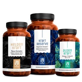 NATURTREU® - Alltagsheld Paket: HELDENKRAFT, KRAFTRESERVE & ALGENKRAFT