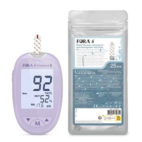 FORA 6 | Blutzucker-, Hämatokrit- und Hämoglobin-Messgerät – mg/dl