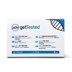 GetTested 3 in 1 STI Test auf Chlamydien, Trichomonaden und Gonorrhö