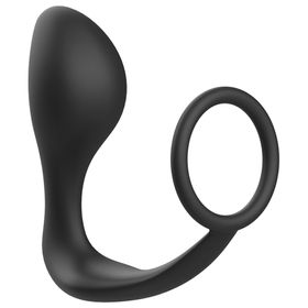 Addicted toys anal plug with black silicone ring
