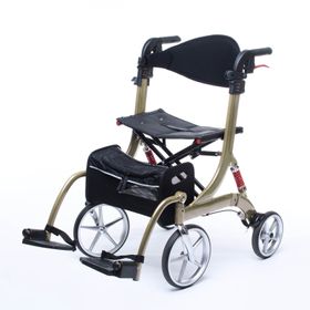 2 in 1 Rollator SPRING VARIO mit Rollstuhl Funktion | Bescomedical